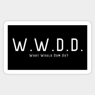 WWDD with Text Sticker